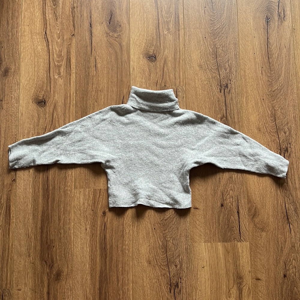 Babaton cropped wool turtleneck